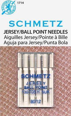 Schmetz Jersey/Ballpoint 5-pk sz12/80 image 1