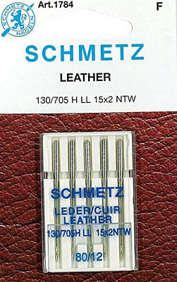 Schmetz Leather 5-pk sz12/80 image 1