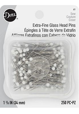 Extra-Fine Glass Head Pins image 0