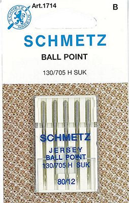 Schmetz Jersey/Ballpoint 5-pk sz12/80 image 0