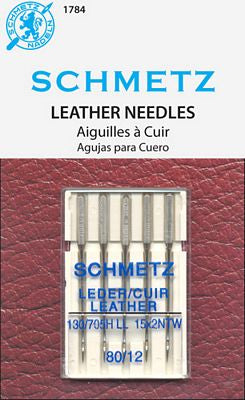 Schmetz Leather 5-pk sz12/80 image 0